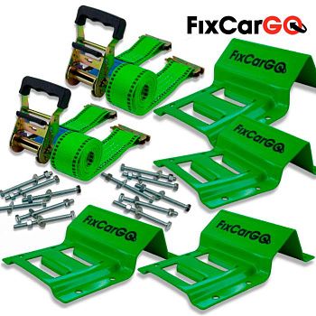 Крепление квадроцикла в комплекте (2 стяжных ремня и 4 упора)